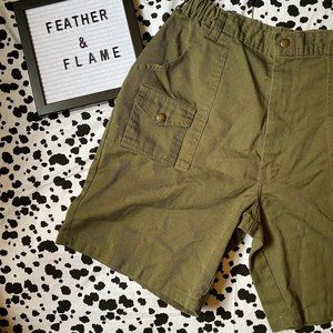 Vintage Boy Scouts cargo camp shorts